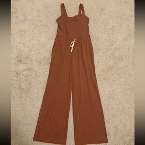 Vuori Women’s Brown Wide Leg Jumpsuit